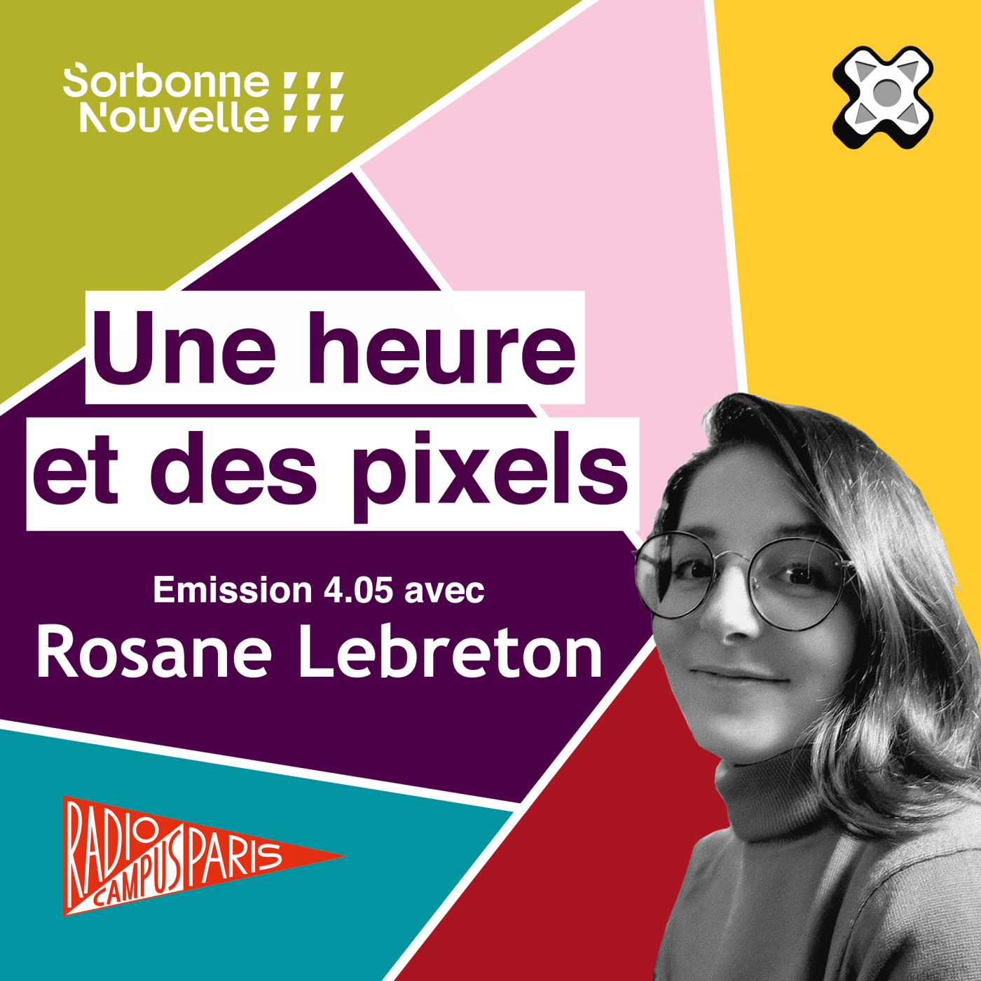 Une heure et des pixels — S4Em05 — Entretien avec Rosane Lebreton, Mothmen 1966, Bloodborne PSX et genre, la ludopédagogie, et le blind test des jeux de navigation episode artwork