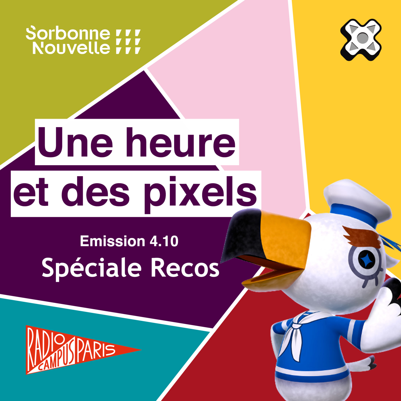Une heure et des pixels — S4Em10 — Les recommandations estivales de l'équipe, Pentiment, jouer avec les mécaniques de la mort, Tetris le film, Tell Me Why et le blind test des jeux qui sentent bon la... episode artwork