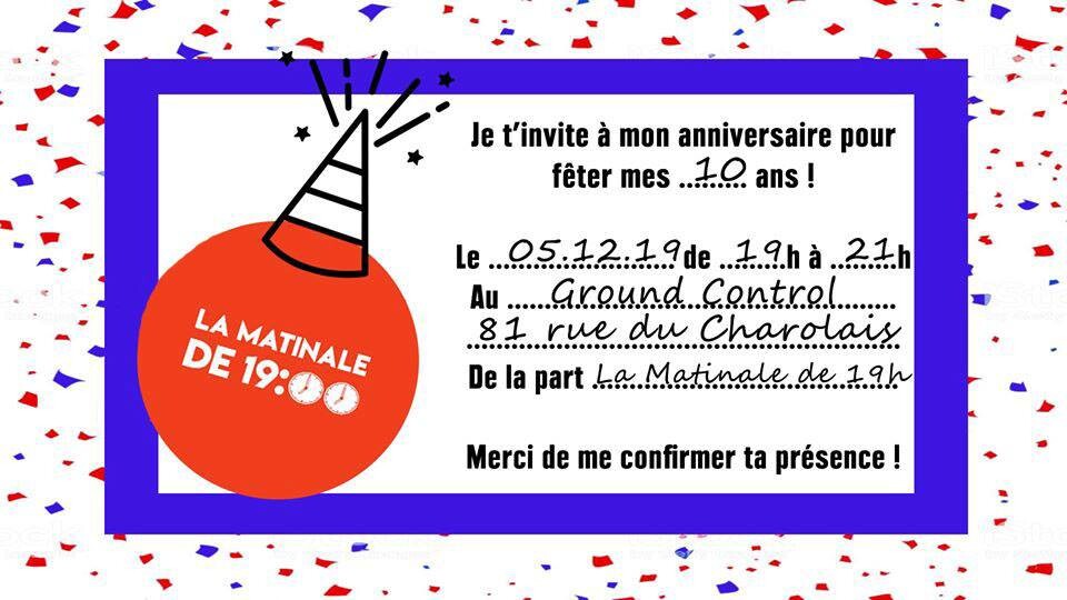 La Matinale - 10 ans ! episode artwork
